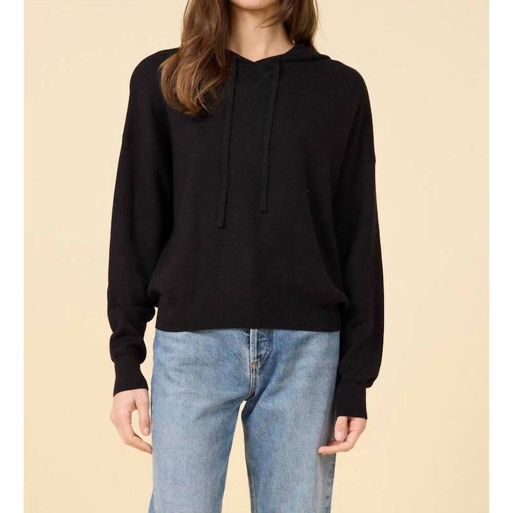 NEW ONE GREY DAY warwick v-neck pullover in black